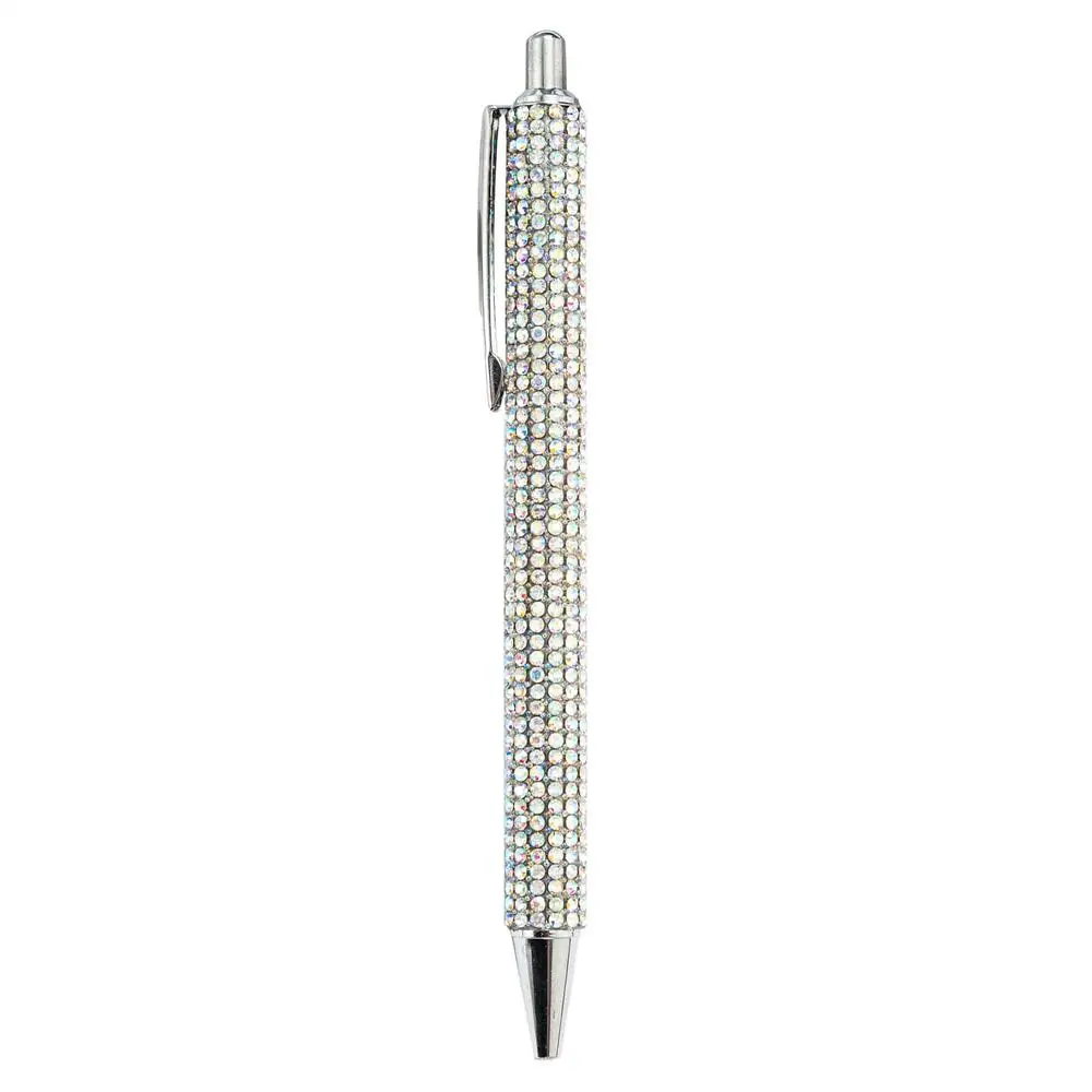Feiner 1,0 mm Gelstift, Strass-Kugelschreiber, Roségold, Luxus-Stift, glitzernder Kristall-Schreibstift, für Studenten, Schule, Büro, Schreibwaren – Detail 4