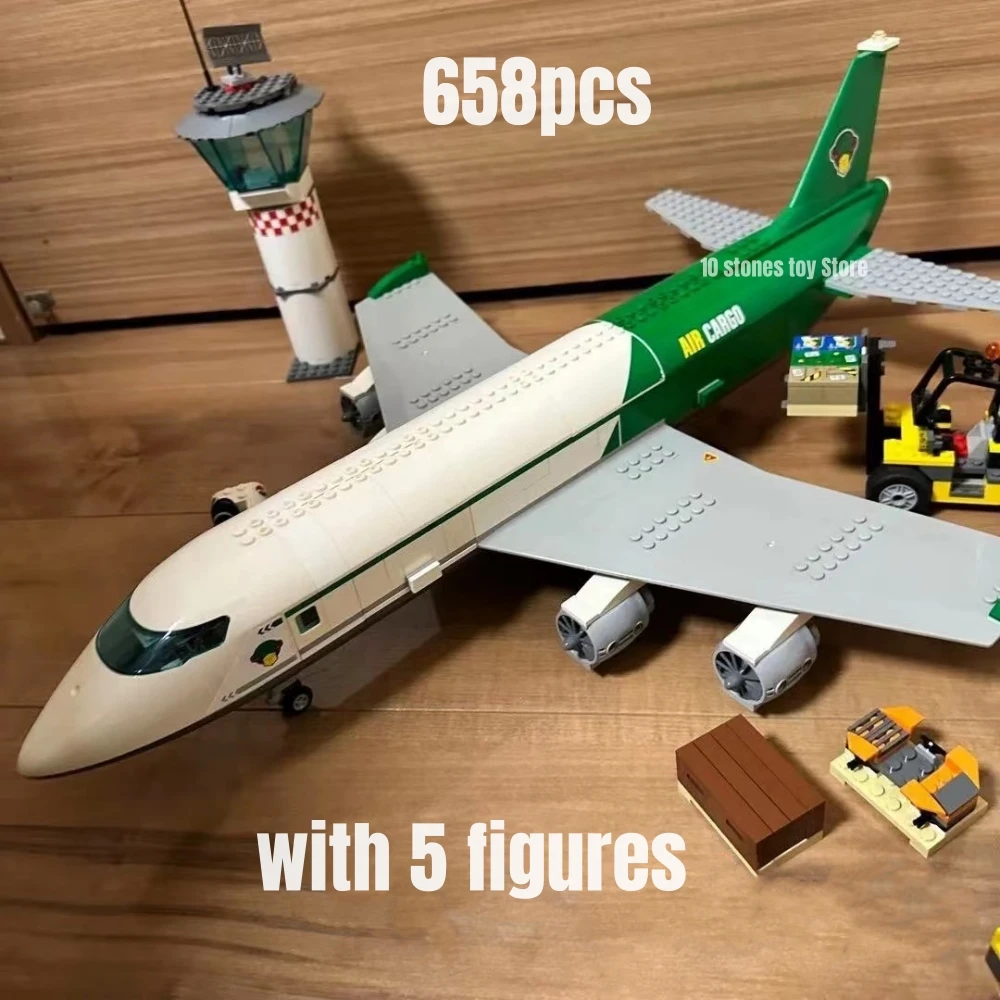 658Pcs 2013 Out Of Print Cargo Terminal Building Blocks Modello Fit 60022 Mattoni Giocattoli Per Regalo Per Bambini