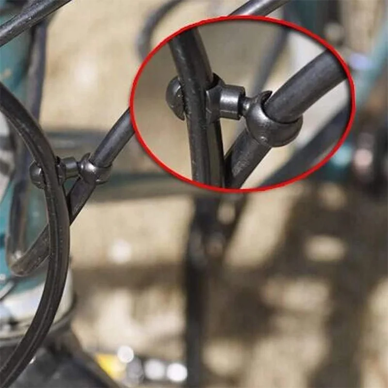 10Pcs Fahrrad Kabel Clips Fahrrad Brems Kabel Clips Rotierenden S-Haken Fahrrad MTB Brems Getriebe Gehäuse Befestigungs halter Guide Schnalle Clips – Detail 4