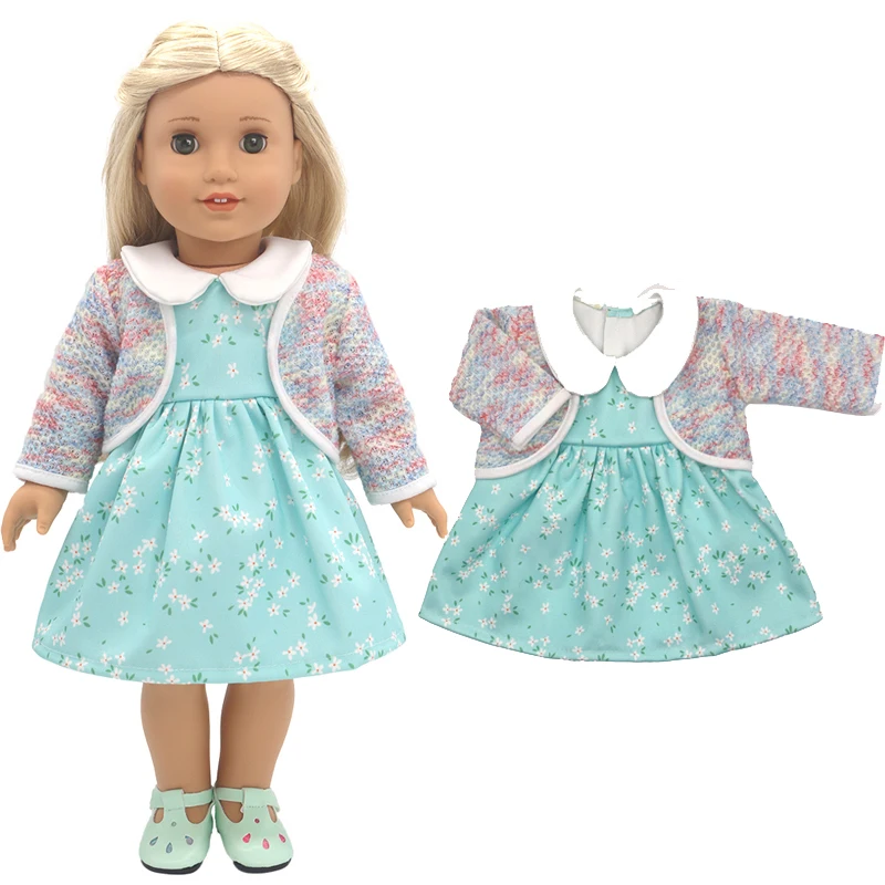 18 inch girl doll Grid coat doll accessories,doll clothes