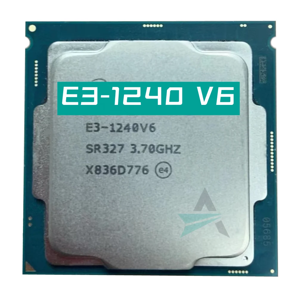 Xeon E3-1240V6 Cpu 3.70Ghz 8M Lga1151 E3-1240 V6 Quad-Core Desktop E3 1240 V6 Processore Spedizione Gratuita E3 1240 V6