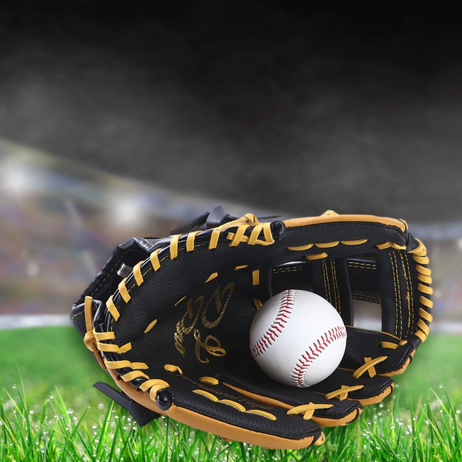Newly Two-layer Cowhide Baseball Gloves Wicking Gloves Sports Sweat-absorbing Softball for Holiday Birthday Gift