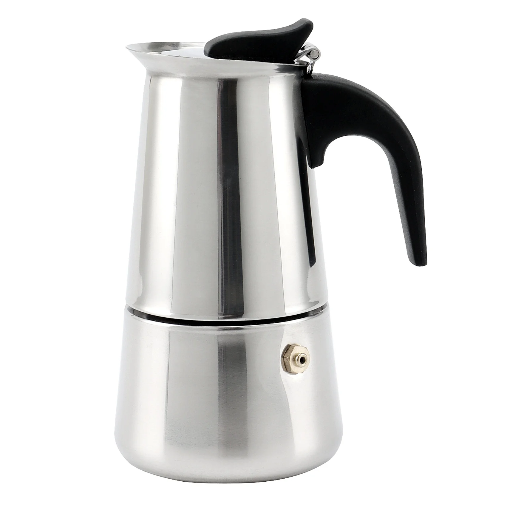Moka Caffettiera Espresso Latte Percolatore Fornello Caffettiera Caffettiera Espresso Macchina Da Caffè Italiana 100Ml Acciaio Inossidabile