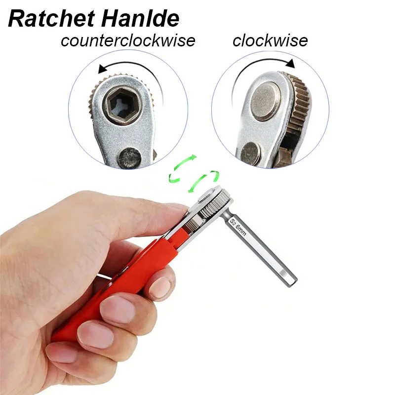 Precision Hex Bit Screwdriver and Ratchet Handle Set