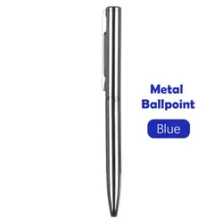 Compact Black Ink Ballpoint Pen - Ideal for Writing and Signatures in Office or School Settings (Blue - Ballpoint)