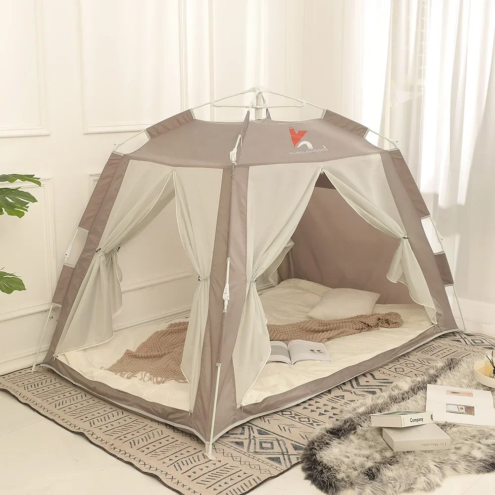 3Second Fully Automatic Quick Open Children's Winter Bed Tent Indoor Household Adult Sleeping Ground Thickened Insulation