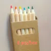 36/12pcs 8.8CM Mini Colored Pencil Kawaii Kids Children Small Draw Pen Cute Wooden Colored Pencil Set for School Supplies Gift 6
