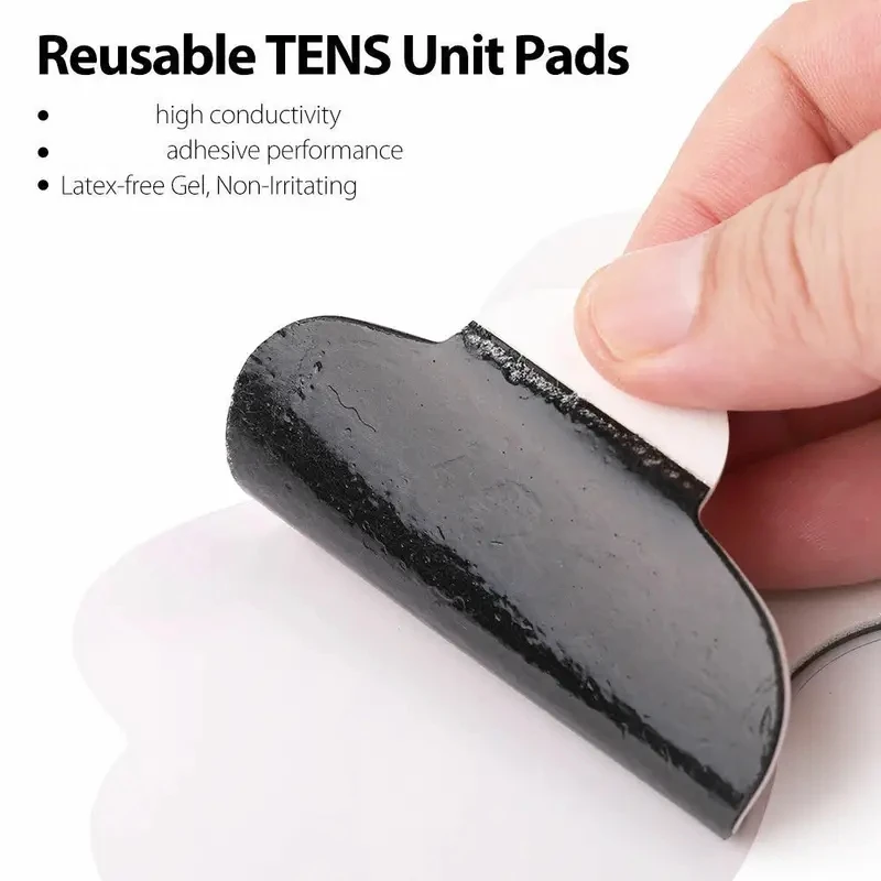 TENS Unit Replacement Pads 8Pcs For Omron Large Long Life Pads Snap Electrode Pads Durable tens unit replacement pads