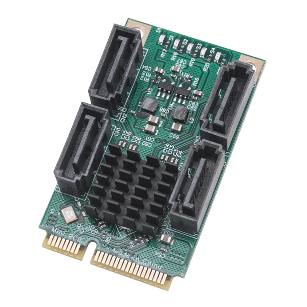 M.2 PCI-E 2.0 Riser Card B+M Key Converter 5/2.5 Gbps Mini PCI-E To SATA3.0 Adapter Expansion Card 2/4 SATA 3.0