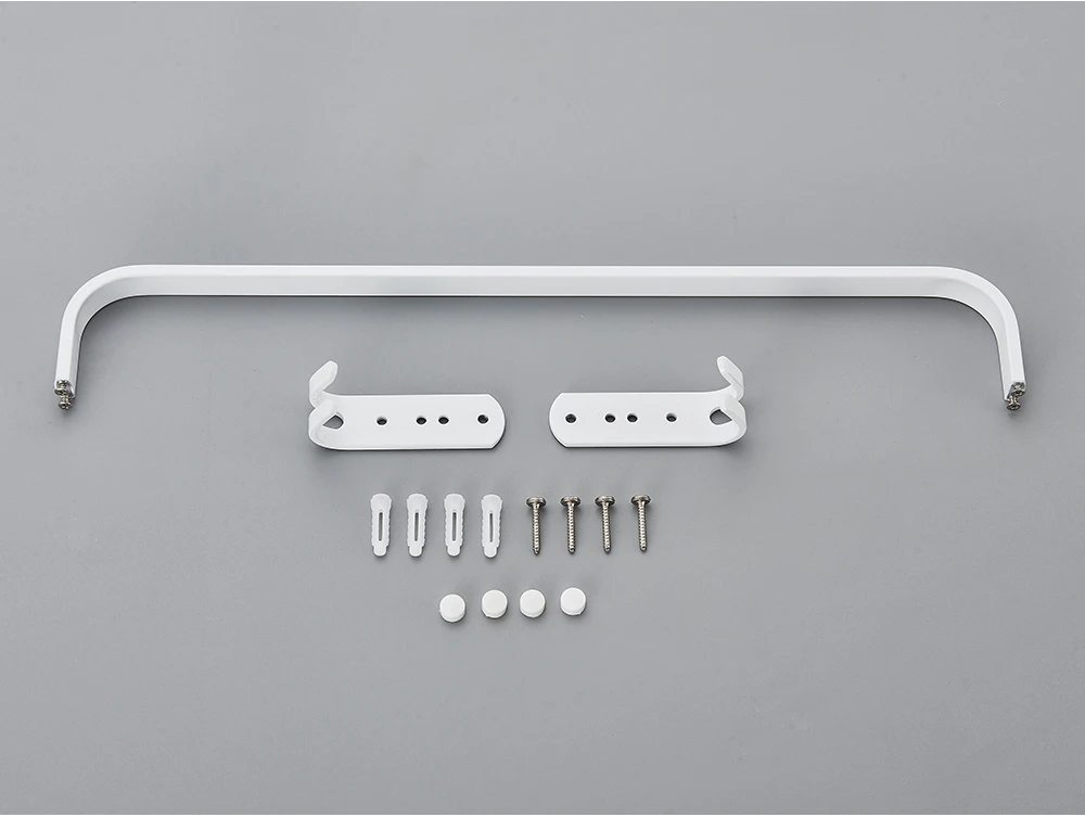 Description Picture 6 of itemAluminum Towel Hanger Wall Mounted Towel Rack Bathroom White Towel Bar Rail Matte White Towel Holder 1-3 Poles