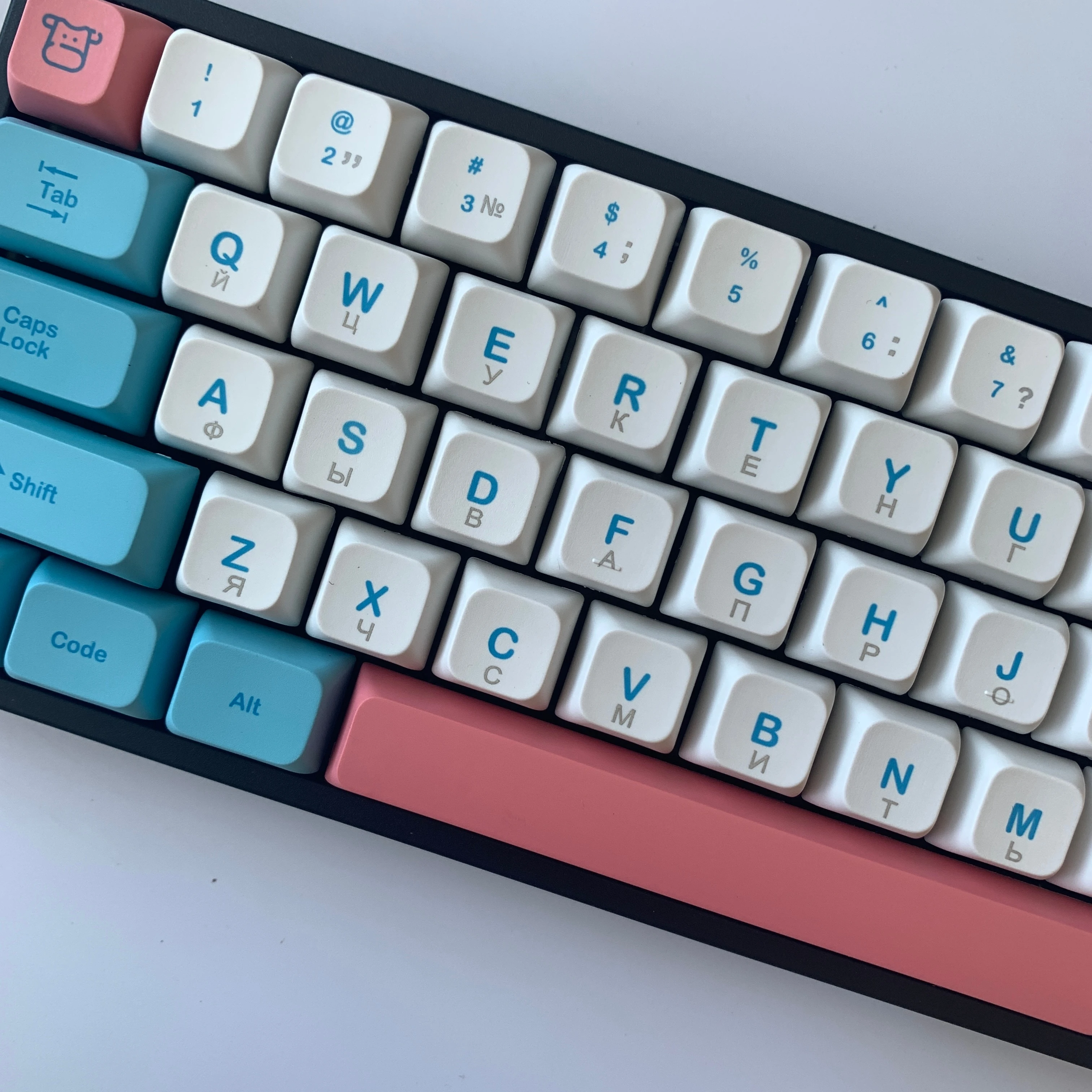 russo layout keycap xda perfil pbt keycaps tintura sublimação para ikbc cereja mx teclas teclado mecânico