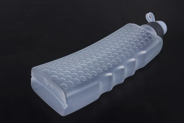 400ml Portable Fanny Pack Bike Water Bottle Outdoor Running Mountaineering Plastic Sports Water Bottle Curved Bottle 3