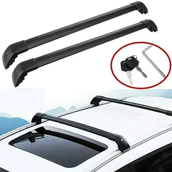 잠금 가능한 크로스 바 크로스바, 화물 지붕 랙, 기아 카니발 센도나 2015-2020 적합, 2 개