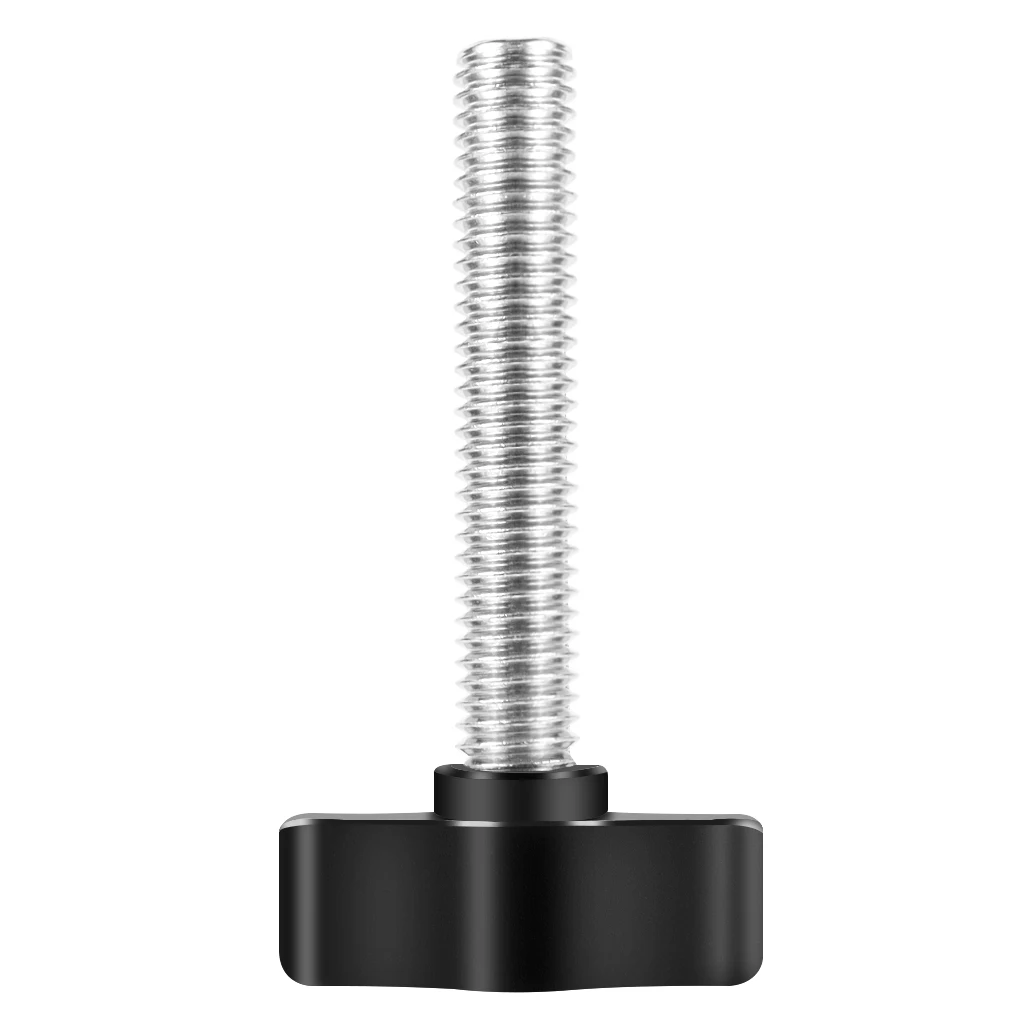 M8 Thread Hand T Head Tighten Screw Clamping Knob Manual Handle Screw Aluminium Alloy for DSLR Camera Photo Studio Accessories