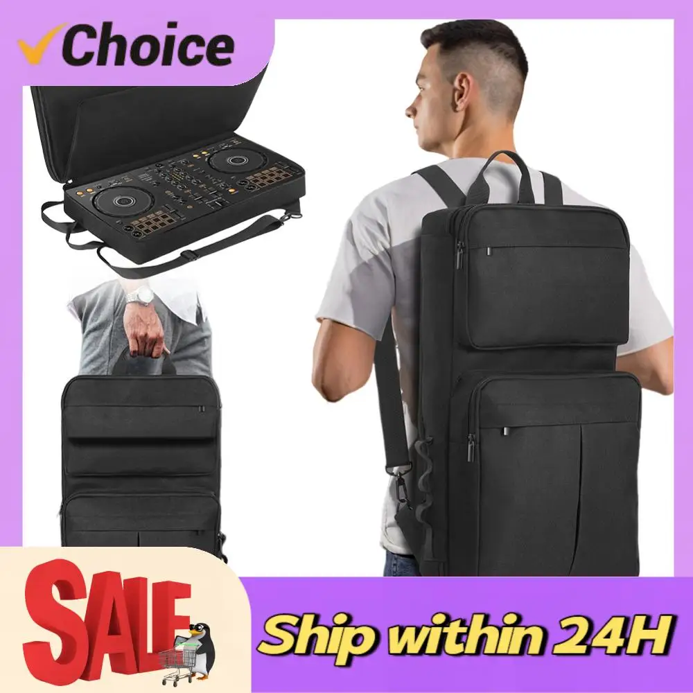 Zaino DJ per Pioneer DDJ-400 DDJ-FLX4/Roland DJ-202, Custodia per Mixer DJ, Borsa da Trasporto Portatile Antiurto e Antigraffio