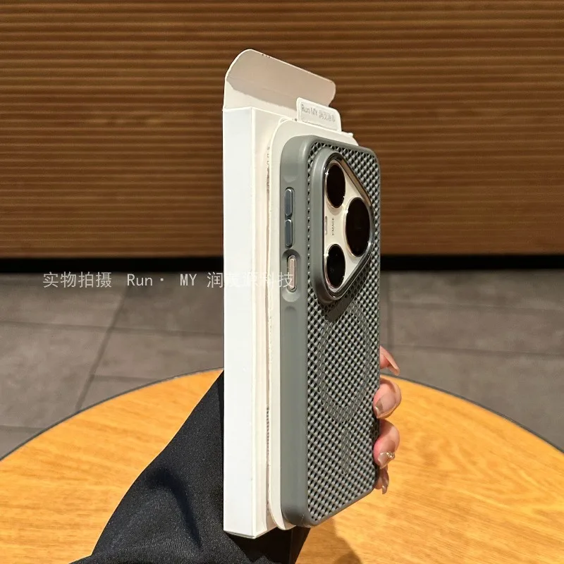 Magnetic Honeycomb Heat Dissipation Case with Metal Lens Frame and Button Shell