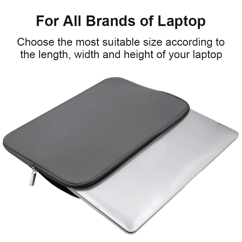 Borsa per computer portatile, valigetta portatile, accessorio da trasporto da 13/14/15/15,6 pollici per MacBook, laptop, tablet, per l'uso quotidiano e l'archiviazione aziendale - immagine 2
