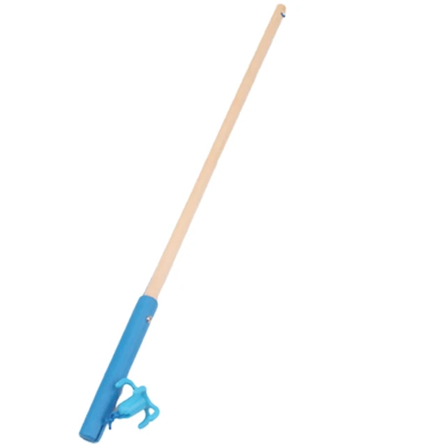 Magnetic Fishing Rod Fish Game Toy Wooden Stick Fish Rod for Kindergarten Kids Early Learning Baby Fine Motor Skill Toy 1