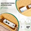 Imitation Rattan Cable Organizer Box Office Desk Charger Socket Network Line Storage Bin Power Cord Charger Storage Box 5