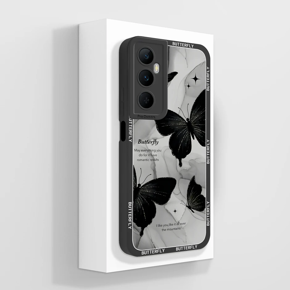 Elegant Oil Painting Flower Silicone Soft Protective Phone Case