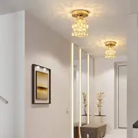 Mini Chandelier Ceiling Light Crystal Ceiling Light Close to Ceiling Lighting Fixture Ceiling Lamp for Corridor Aisle Lamp 2