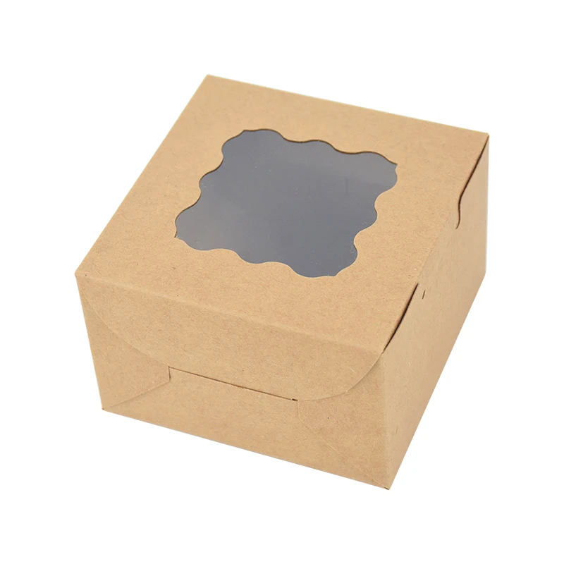 5Pcs White Square Cake Boxes with Clear Window, Cardboard Bakery Gift Boxes for Cake, C... - SKU WSCB2031 - UGI Packaging