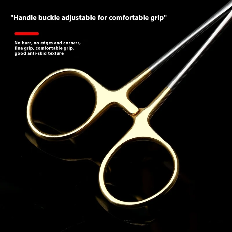 Medical needle holder with scissors, double eyelid surgical instrument, needle holder, clamp, pliers 1pcs