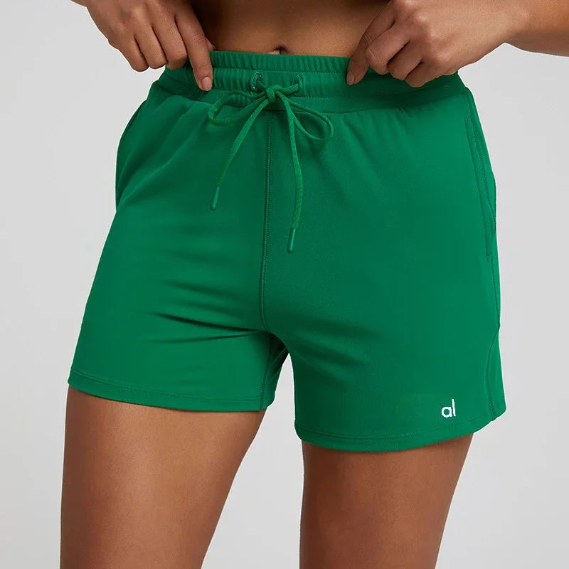 

AL Summer Shorts Women Quick Drying Shorts Anti Exposure Sports Running Fitness Women Yoga Hot Pants