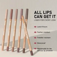 3 Pcs Lip Makeup Set Matte Lipliner Long-lasting Waterproof Matte Lipliner Matte Velvet Lipstick Pen Lip Makeup Cosmetics 1