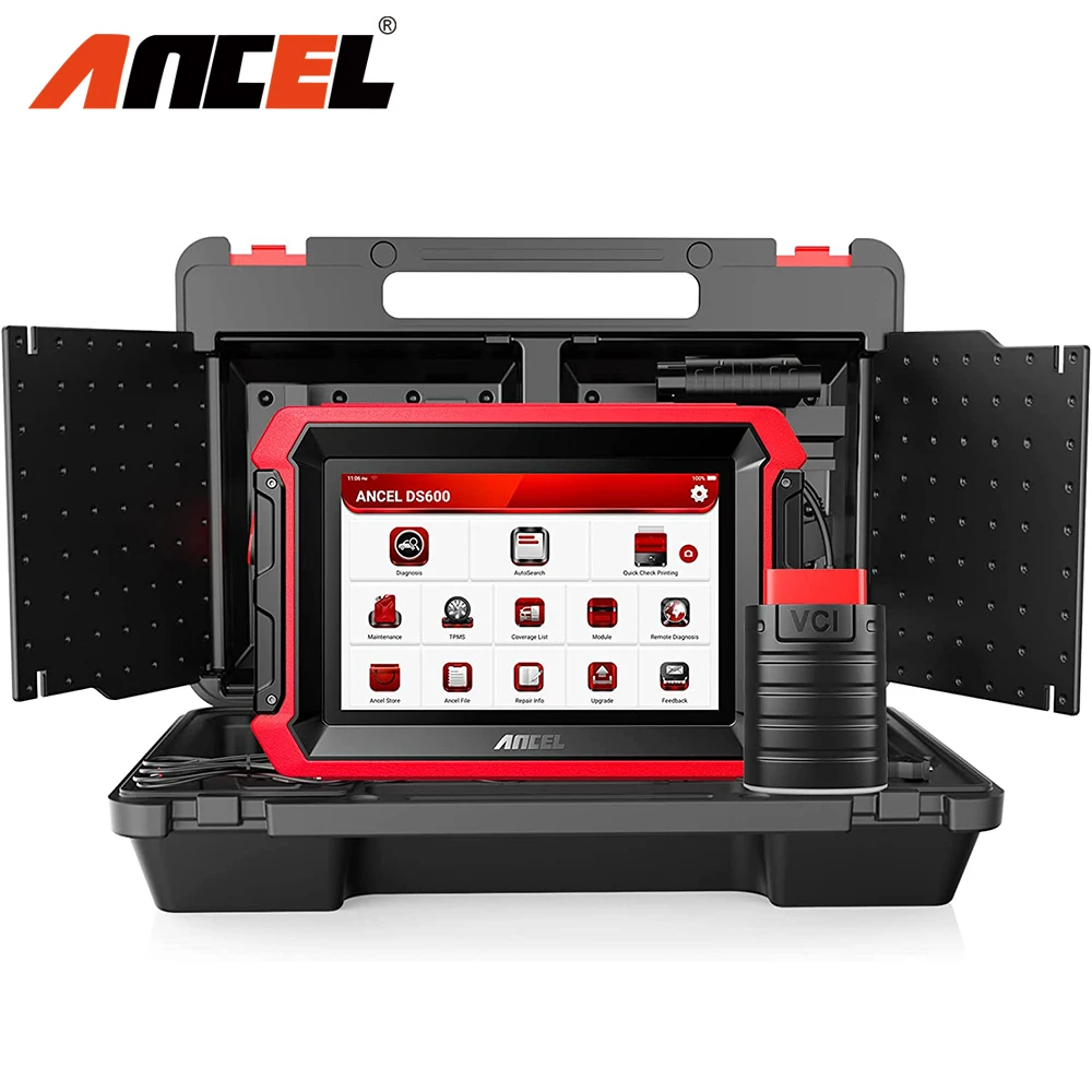 

ANCEL DS600 OBD2 Scanner Professional Full System Diagnostic Tools D-P-F TPMS IMMO Oil Reset Service OBD2 Automotive Scanner