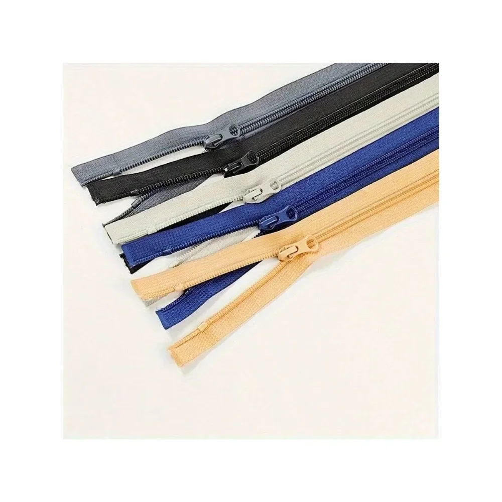 10 Stück 5 # Nylon-Reißverschluss, selbstsichernder Einzelschieber, verschiedene Größen, geeignet für Nähzubehör von Taschen, Kleidung und Taschen – Detail 7