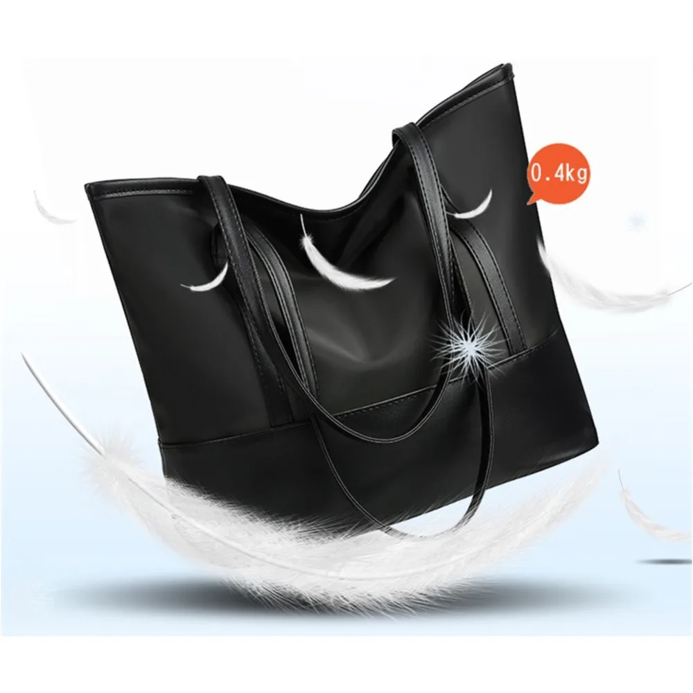 Dam 2024 Moderiktig Canvas Axelväska Minimalistisk Oxford Buttot Vattentät Stor Kapacitet Mammaväska_voghion.com