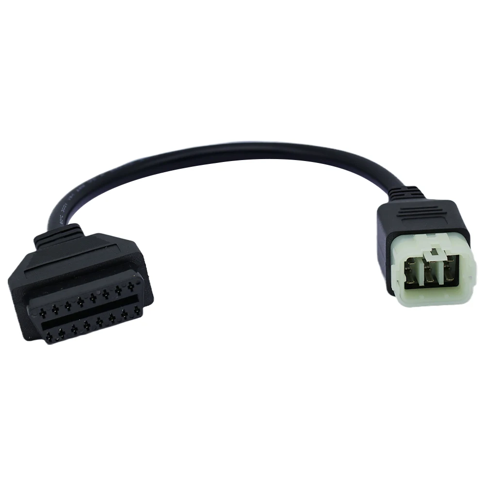 Adapter Obd2 do kabel OBD Royal Enfield 6 Pin do 16 Pin, nadający się do przechwytywacza 650cc/Continental GT 650cc/535cc magistrala CAN