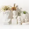 David Creative Portrait Vase Human Head Flower Vases Decorative Ornaments Resin David Home Flowers Art Decor 1