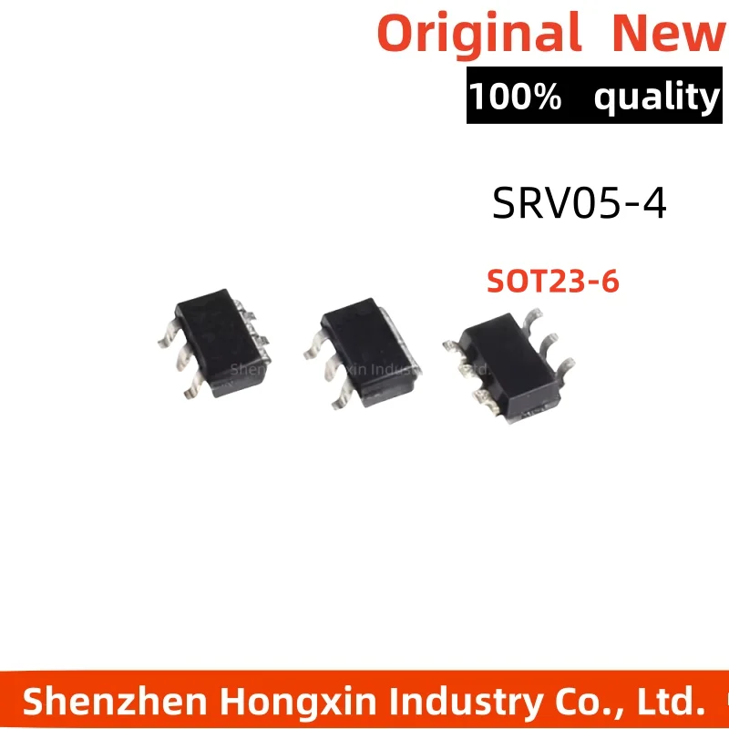 50Pcs SRV05-4 SRV05-4.TCT V05 SRV05 Unidirectional TVs / ESD Diode SMD ...