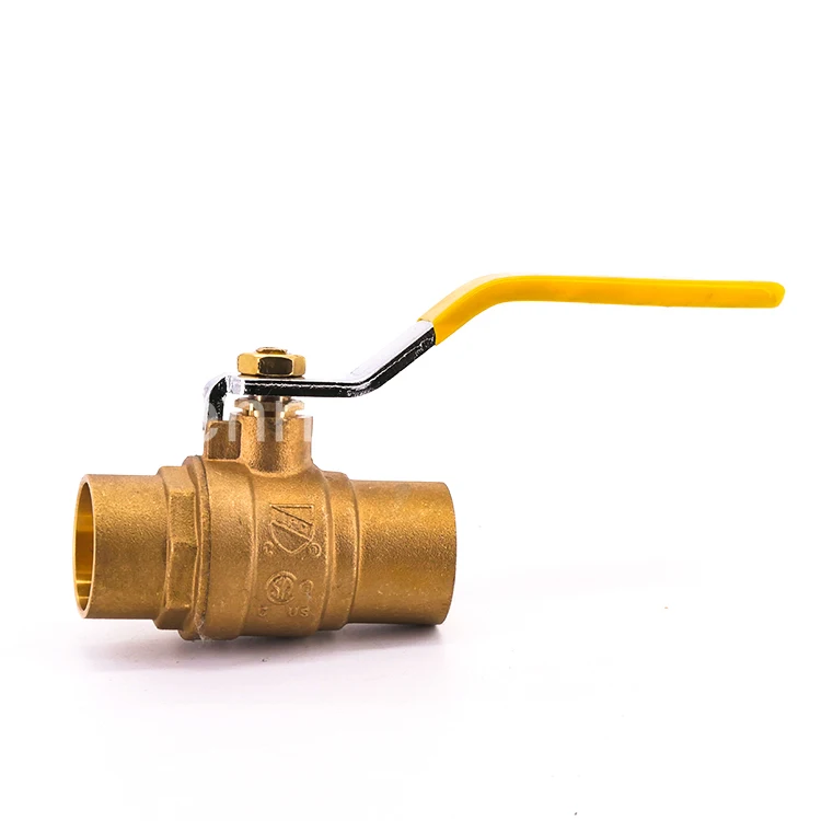 

Ball Valves Long Lever Sweat*sweat 600 WOG Welded UPC Brass Many Sizes Brass Nature Colour Full Port Bore 1/2 Inch Water Forging