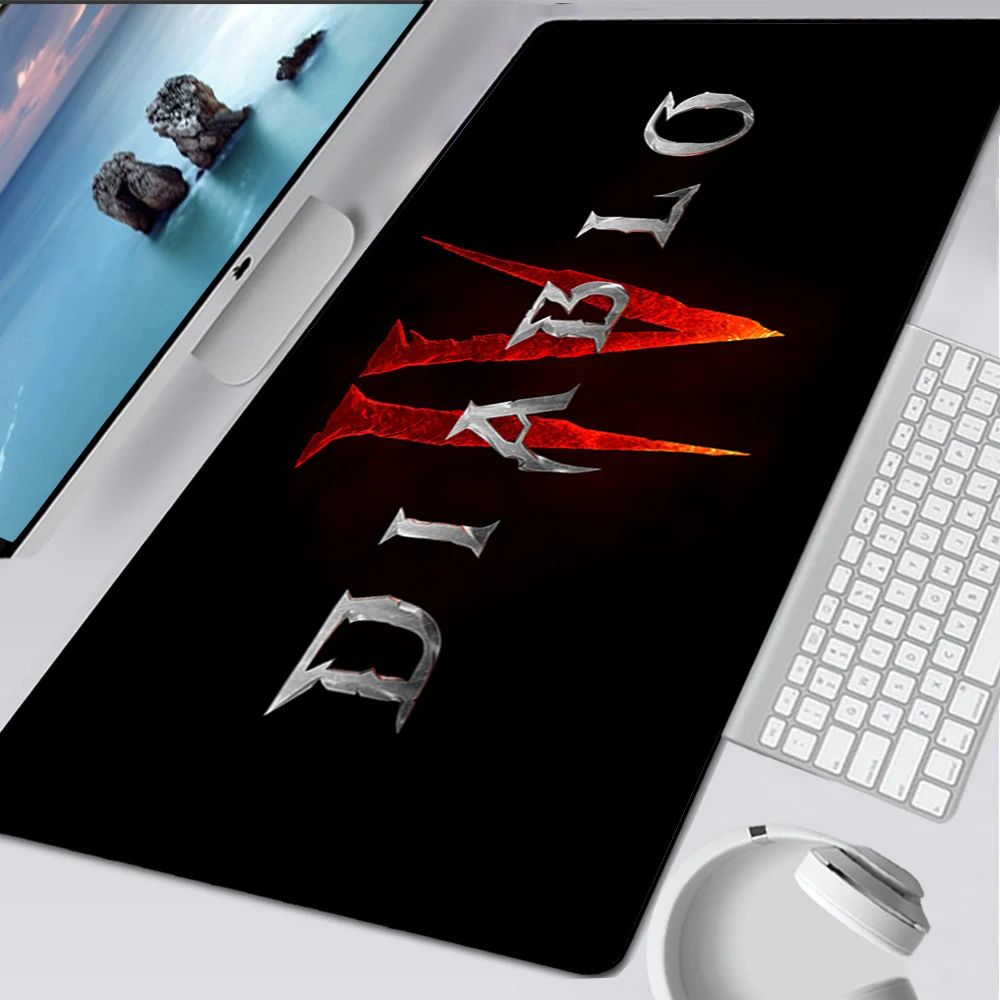 Diablo 4 Large Gaming Mouse Pad Computer Mousepad Pc Gamer Mouse Mat Laptop Mausepad Silicone Mouse Tappeto Tastiera Mat Desk Pad