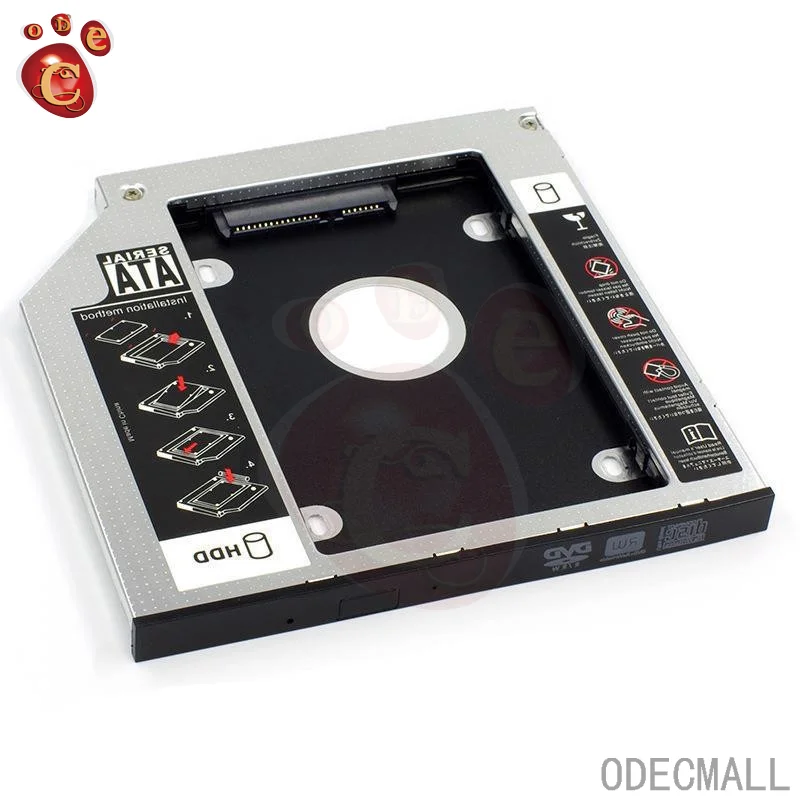 DM DW95S HDD Caddy 9.5/12.7mm Aluminum Optibay SATA 3.0 Hard Disk Drive Box Enclosure DVD Adapter 2.5 SSD For Laptop CD-ROM T01