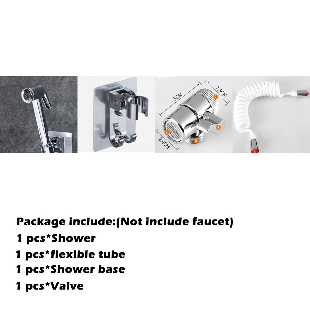 Shower Head Shower Set Shower set handheld shower base hose valve shower head household faucet extended set bathroom faucet set