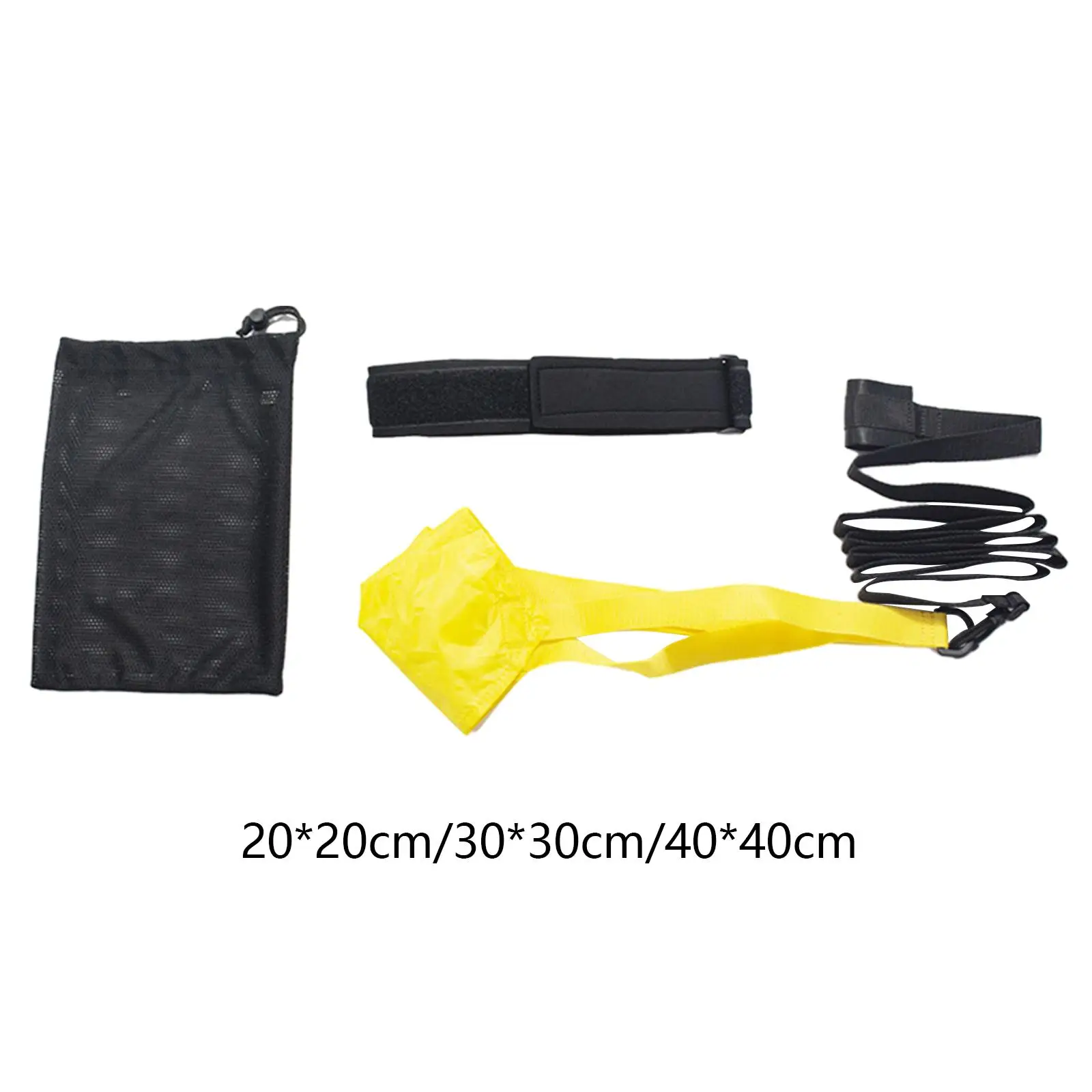 

Swim Parachute Swim Resistance Belt Kids Adults Tool Portable Speed Exerciser