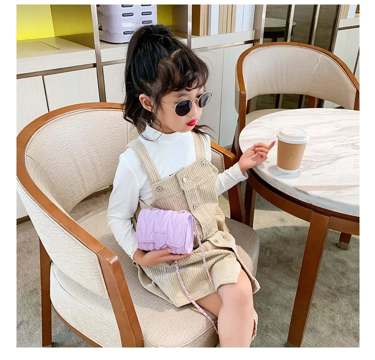 Schöne und süße neue koreanische Version Seiten taschen für Mädchen Mode All-Match-Umhängetaschen für Frauen Klappen tasche kleine Taschen – Detail 12