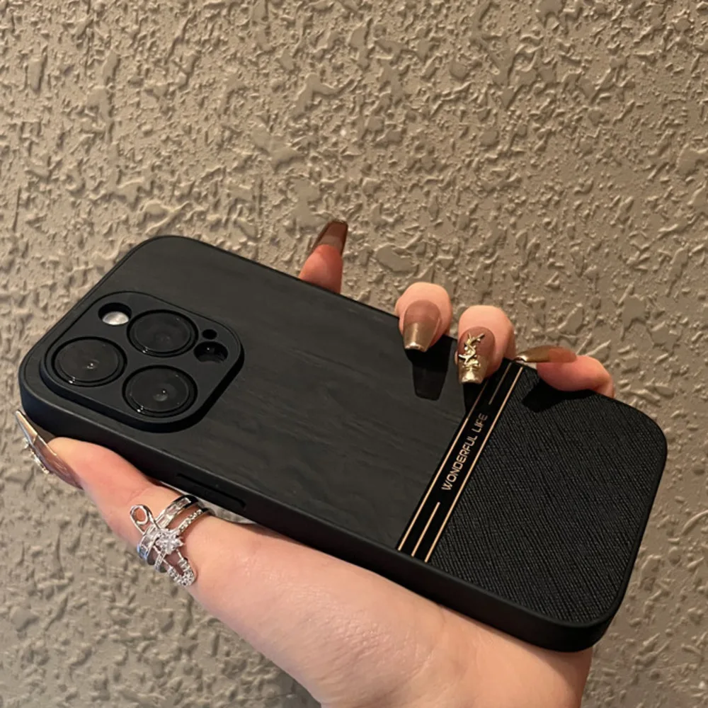 Schwaarz Shangruisu Lieder Handyshülle Nei iPhone Promax Premium 14 iPhone 13 Set 12 Komplett Package Lëns 15 Ultra Anti-Fall_voghion.com