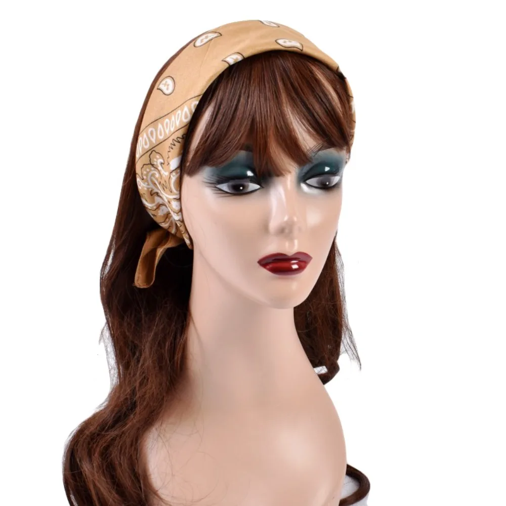53 cm * 53 cm Sommer Sonnencreme Strand Silk Schal Lässig Elegante Dünne Atmungsaktive Hals Frauen Kopf Wrap Haar schals Schal – Detail 8