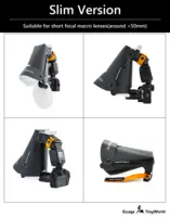 Universal Flash Diffuser Softbox Speedlight Reflector Snoot Camera Accessories for Macro Lens Shooting 3