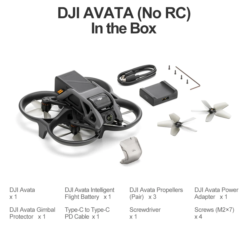DJI Avata Drone FPV Pro-View Combo with RC Motion 2 Remote Controller