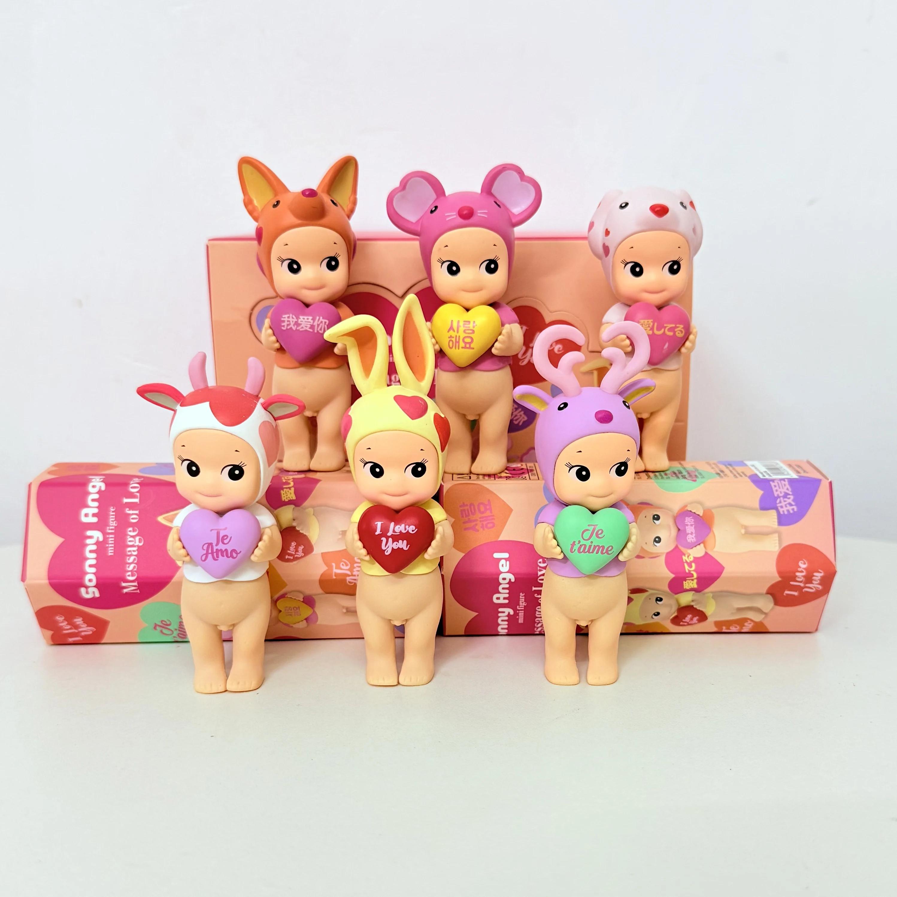 Sonny Angel Christmas Dinner Series Mini Figures Message Of Love Ornaments Cactus Dinosaur Flower Seoul Gifts Random 1Pc 6