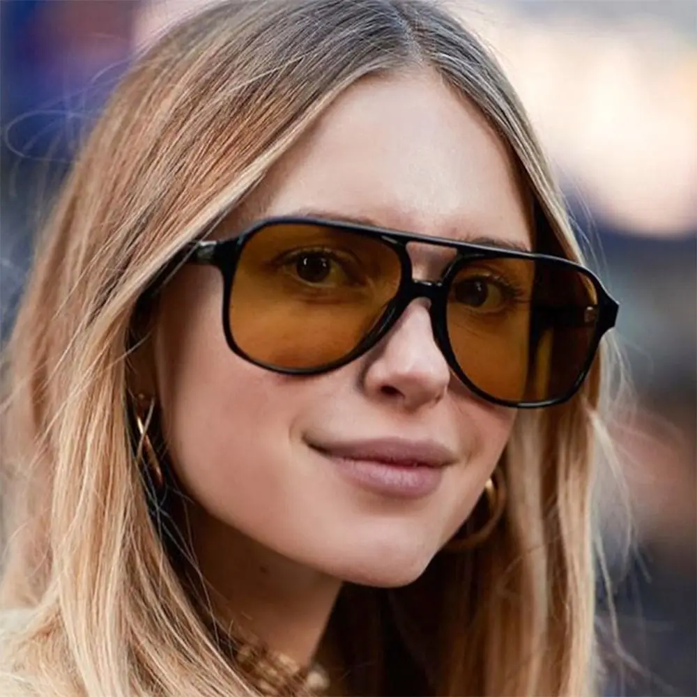 نظارة شمسية كلاسيكية كبيرة الحجم للرجال والنساء ،...