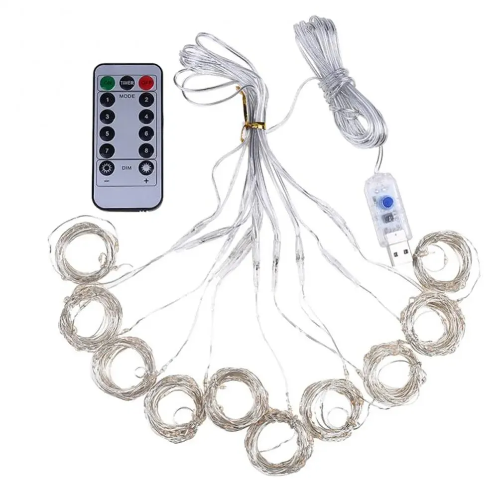 USB LED Curtain Fairy Lights for Home and Wedding Decoration