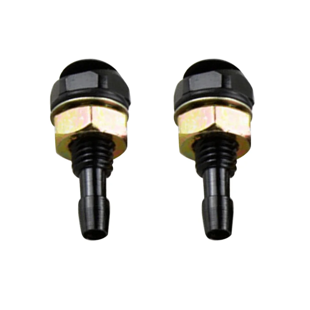 

One Pair Replacement Vaporific Front Windshield Washer Nozzles (Black)