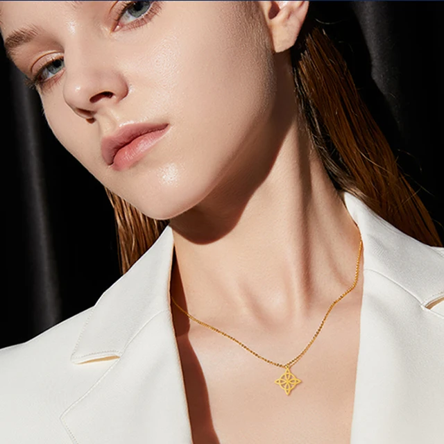 Set de joyas con nudo de bruja para mujer